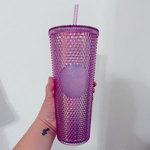 Walt Disney World 50th Anniversary Geometric Starbucks Tumbler with Straw – Pink